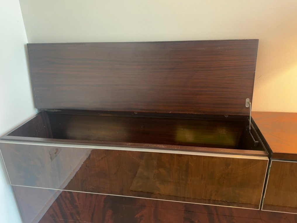DID Roma - Dado Industria Design - Carlo Torregiani - Credenza - Alluminio, Palissandro - Sideboard palissandro #2.1