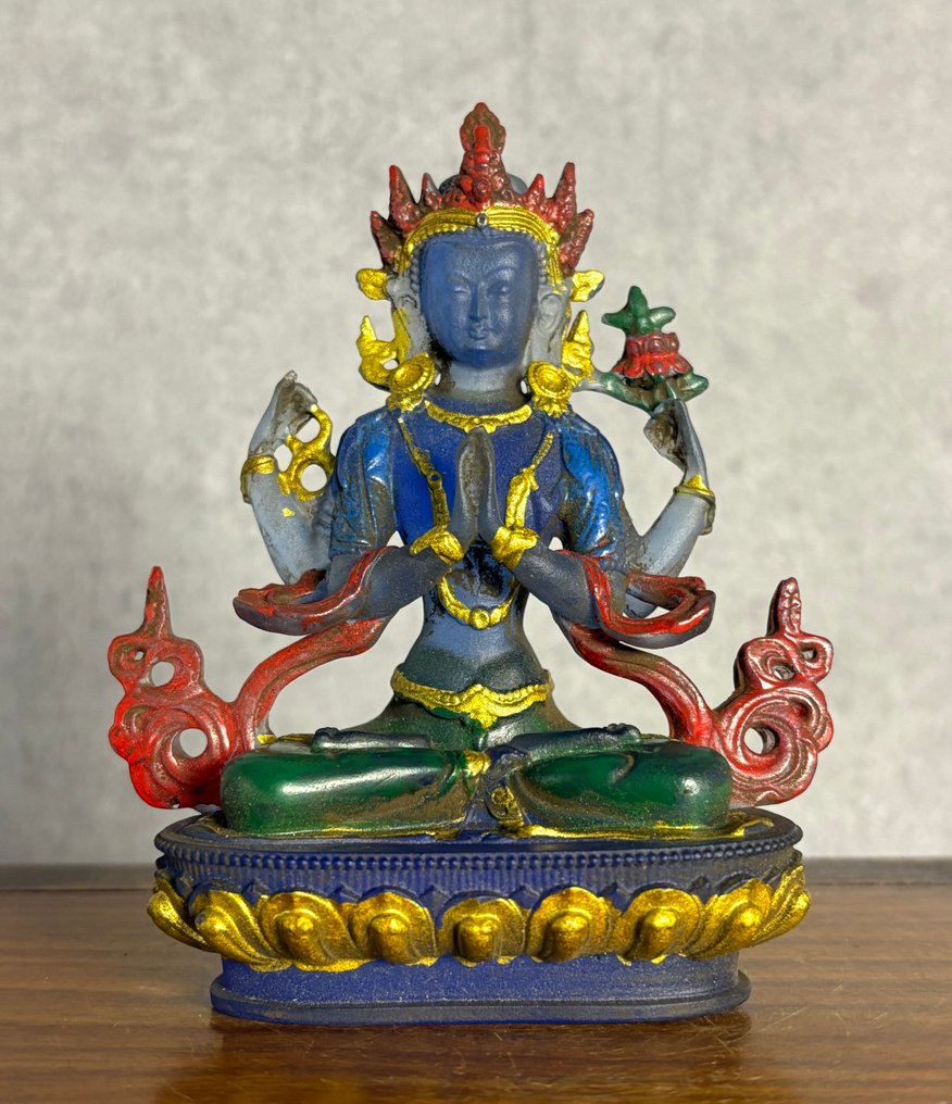Chenrezig - 玻璃 - Late 20th century #1.0