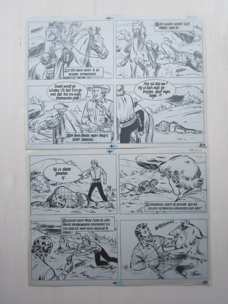 Bessy 8 - Paard zonder ruiter + originele pagina (p.26) - 1 Album - First edition - 2009 #2.1