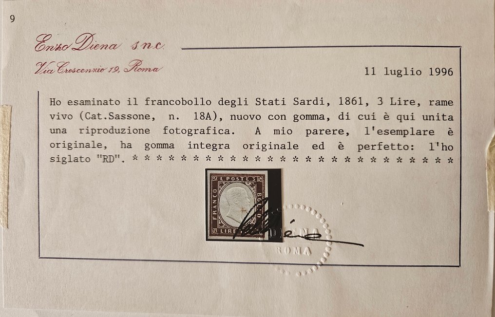 Regatul Italiei - Colecție 1861 până în 1942, mnh la 85%, restul lin și uzate, valoare sassone 2024 euro 75.000,00, #2.1