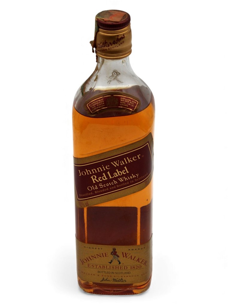 Johnnie Walker Red Label & 12 years old Black Label - b. 1970s, 1990s - 70cl, 75cl #1.0