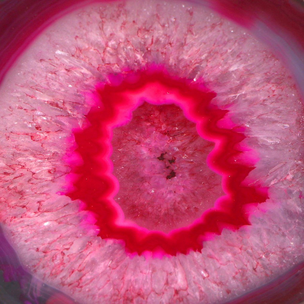 No Reserve - Pink Agate - Geode - 12x10x6 cm- 1.1 kg #4.3