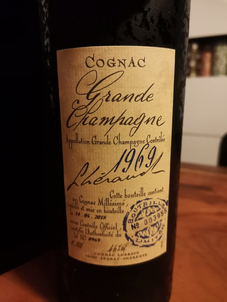 Lhéraud 1969 - Grande Champagne Millésime - b. 2018 - 70 cl #3.2