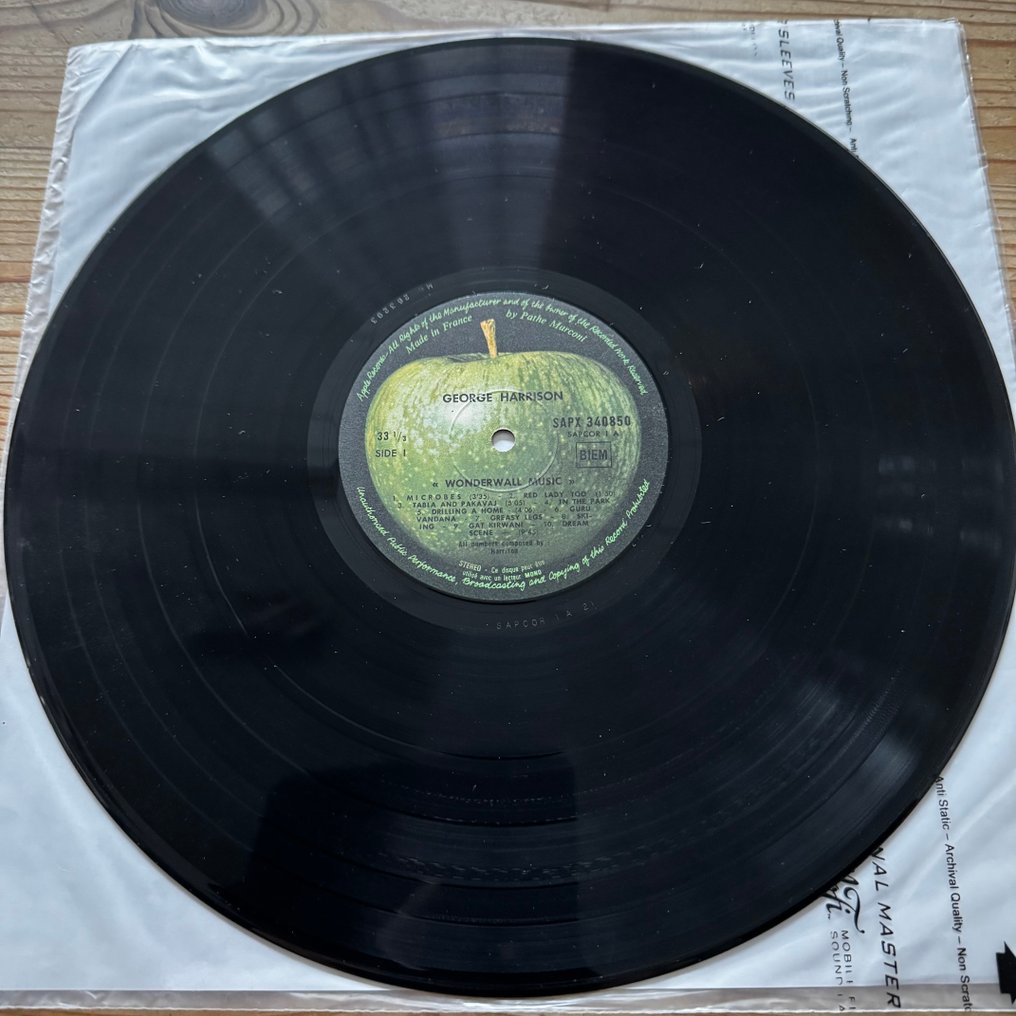 George Harrison - Wonderwall Music [first  pressing] - LP - 1st Pressing - 1968 #2.1
