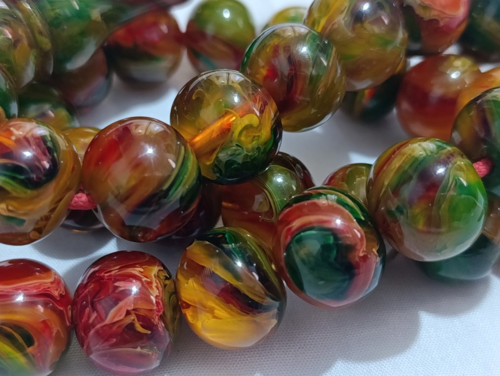  Ροζάριο - Κεχριμπάρι - 1970-1980 - Σπάνια Κομποσκοίνια Προσευχής  #2.1