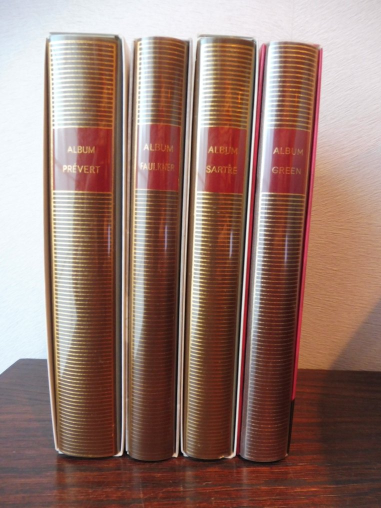 Green , Sartre , Prévert , Faulkner - 4 albums de la Pléiade - 1991 #1.0