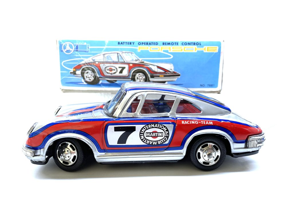 Yone - 锡制玩具 - Yone Battery Operated Remote Control Porsche No.7681 - 日本 #1.0