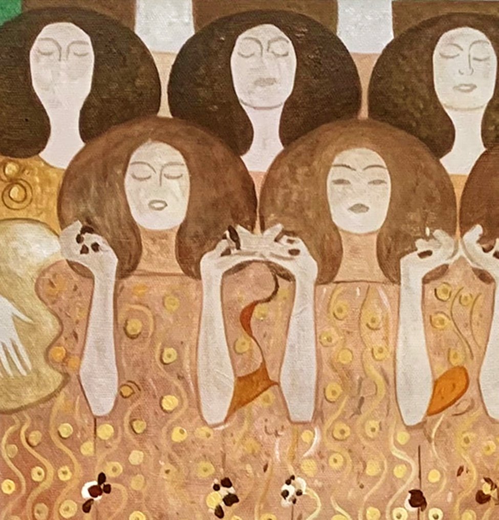 After Gustav Klimt - Beethoven Frieze #3.2