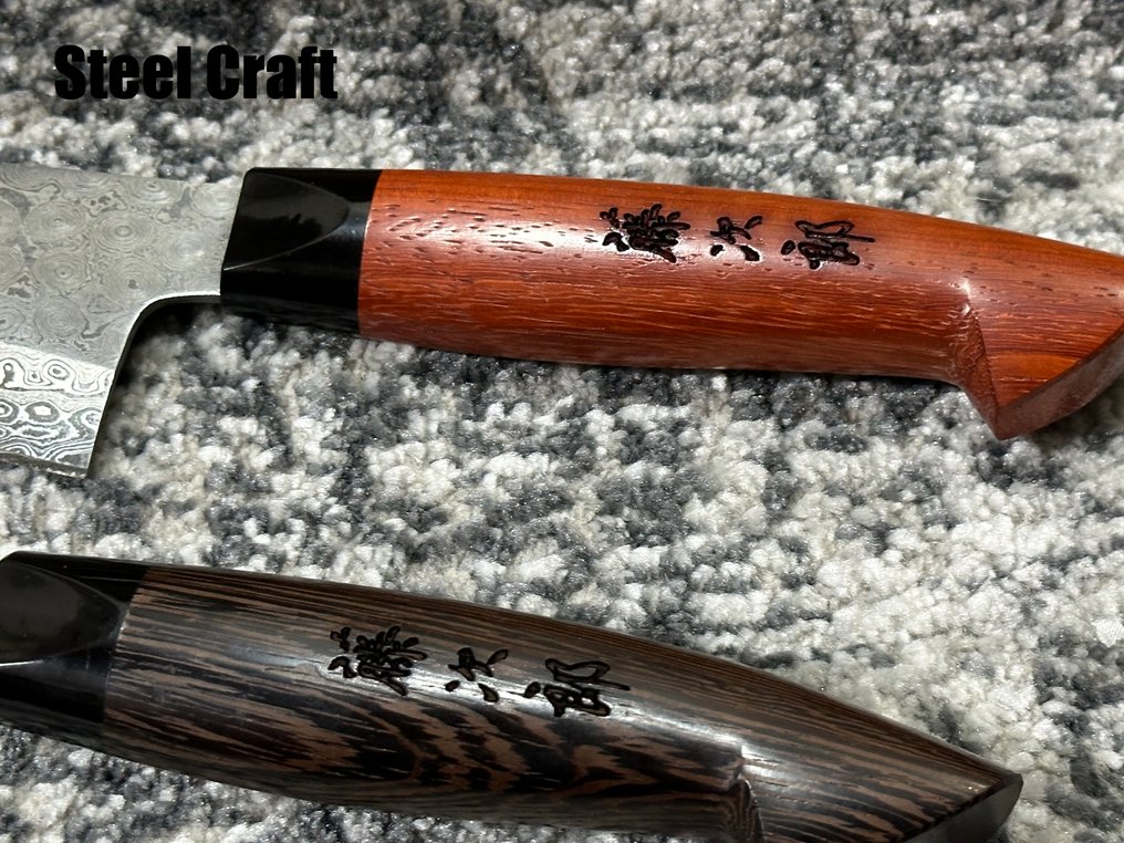 廚刀 - Kiritsuke & Bunka -  高端日本钢切附刻和文化刀——专业厨房刀具 - 日本钢 & 符合人体工学的手柄 - 日本 - 厨师最爱 #1.0