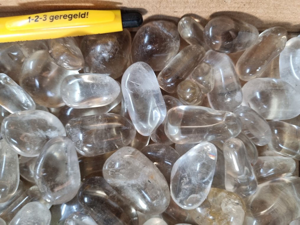 Big Lot HQ 打磨的烟色水晶 - 20 - 50 毫米 自由形式- 1.5 kg #2.1