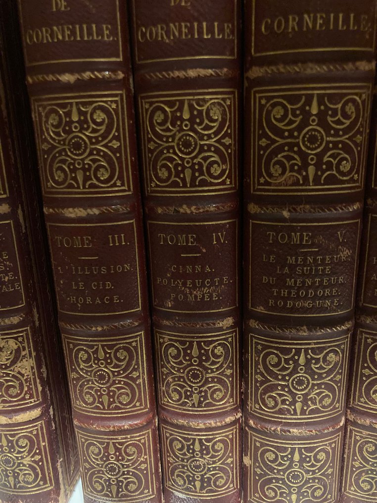 Pierre Corneille - Oeuvres de Corneille avec les notes de tous les commentateurs, 12 volumes - 1855 #4.3
