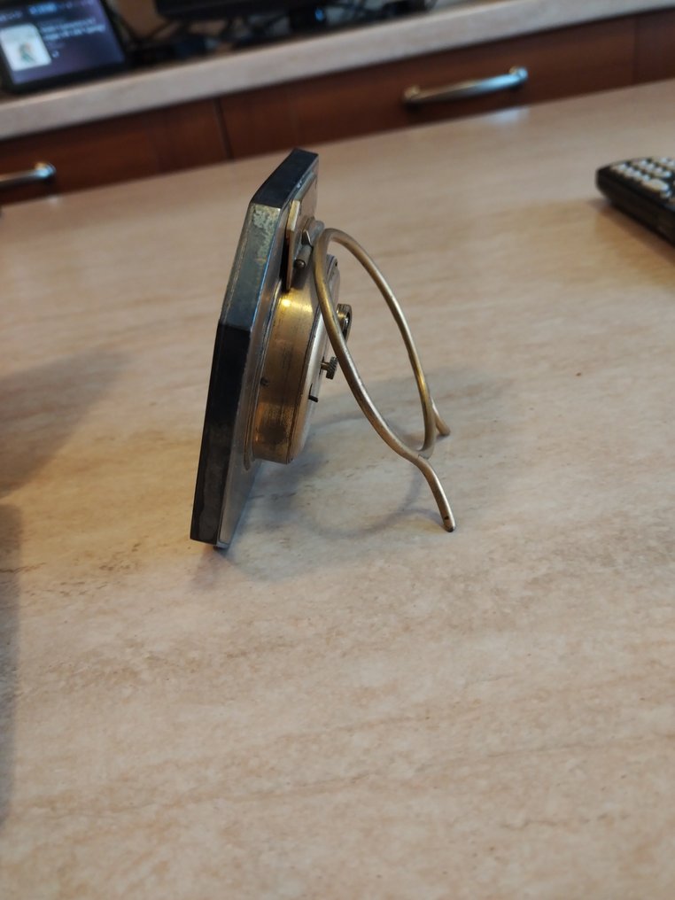 Table clock - Mappin & Webb Bauhaus Ottone Smalto - 1920-1930 #2.1