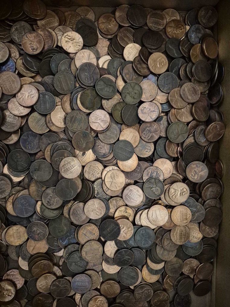 Stati Uniti. 1 Cent Lot of 1,5 Kg - Linconln Memorial Penny (Senza prezzo di riserva) #1.0