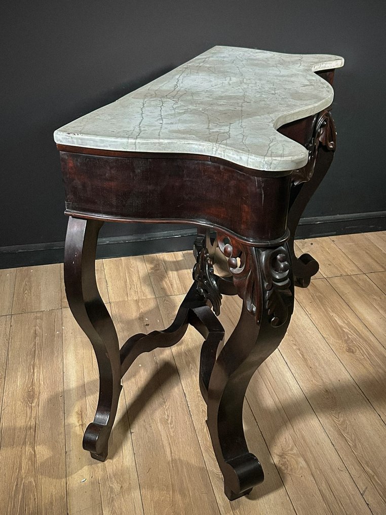 Konsol bord - Træ, Marmor - Consolle Luigi Filippo #1.0