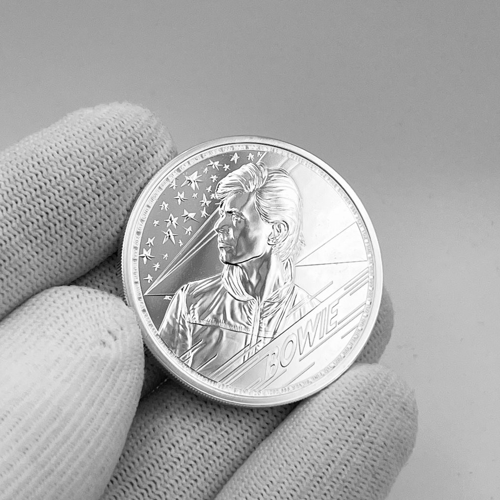 Royaume-Uni. 2 Pounds 2021 – British Music Legends: David Bowie – 1 oz Silver Coin – .999 Fine Silver – BU (Sans prix de réserve) #2.1