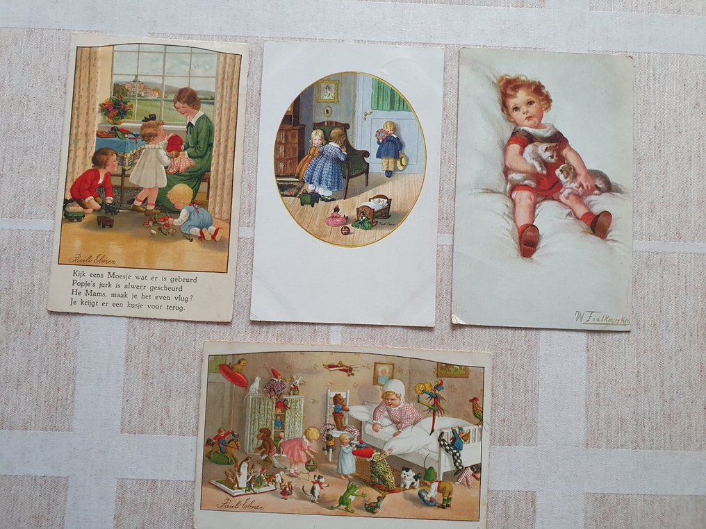 荷兰和多个国家 - 聖誕, 幻想, 孩子们 - 多样的 - 明信片 (140) - 1920-1999 #1.0