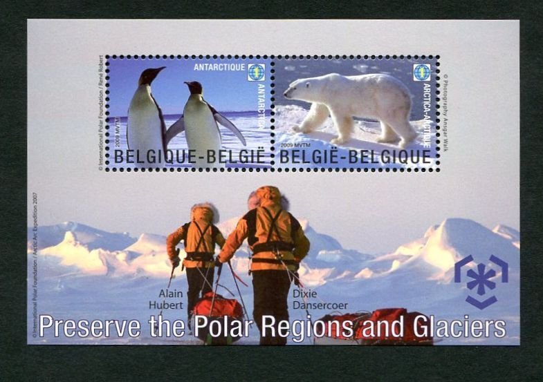 Belgio 2009 - Collezione completa di francobolli e foglietti come previsto sui fogli di album Davo. #1.0