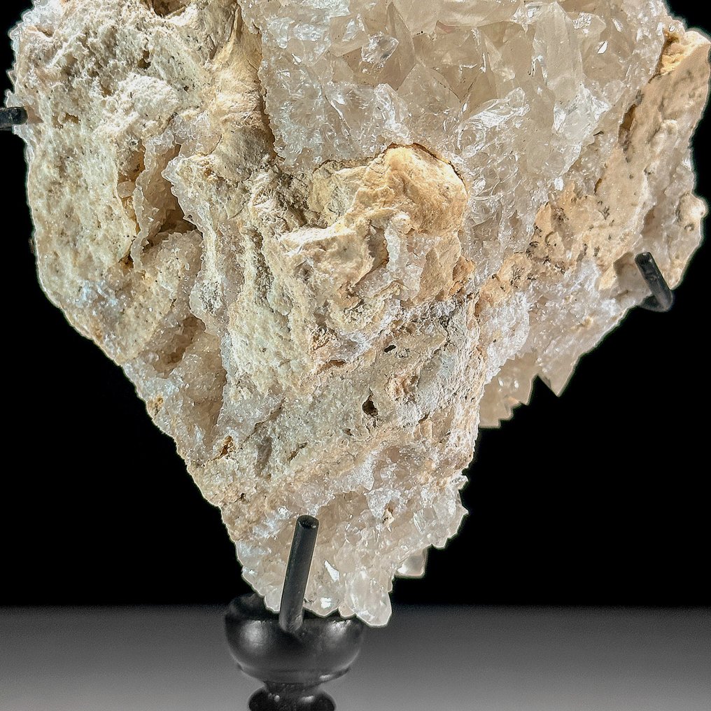 Ei lähtöhintaa - Upea kvartsi- ja pyriittipari Kristallikimppu räätälöidyillä jalustoilla- 2500 g - (2) #4.3