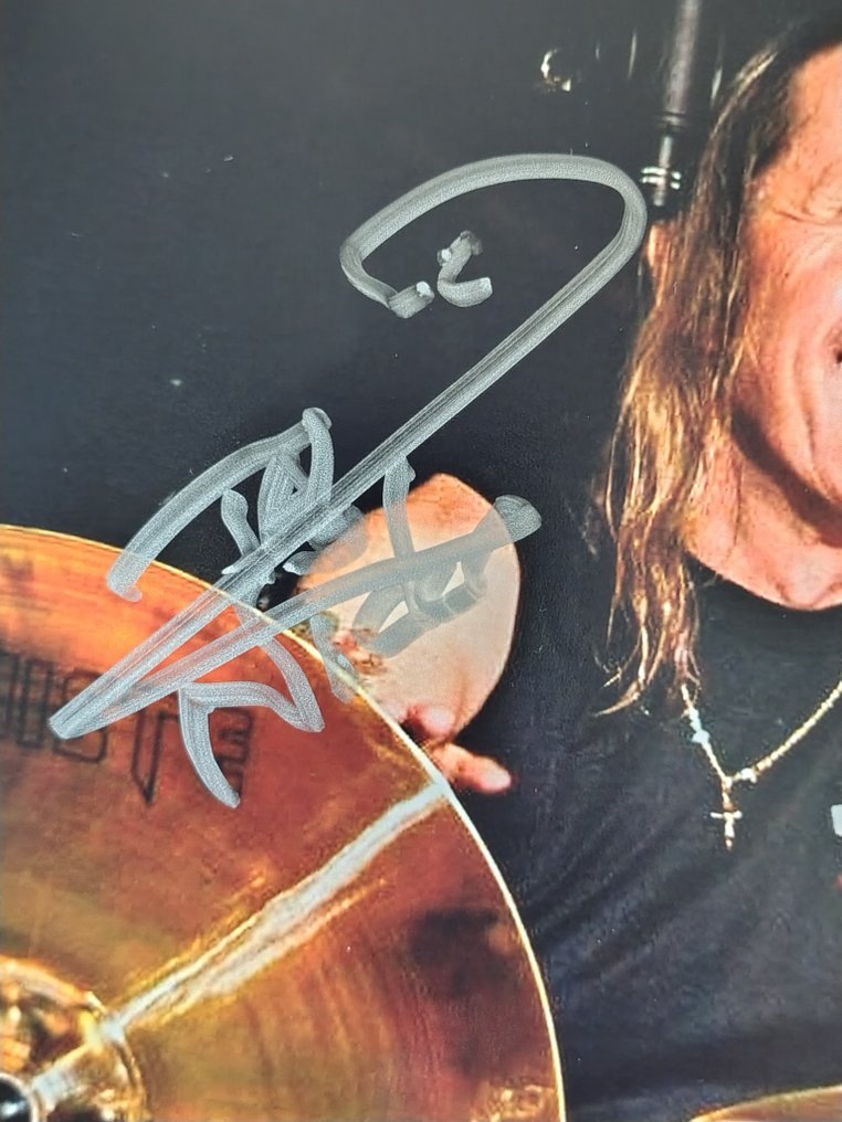 Iron Maiden - Nicko McBrain - Signed in person w/ Beckett Holo COA #3.2