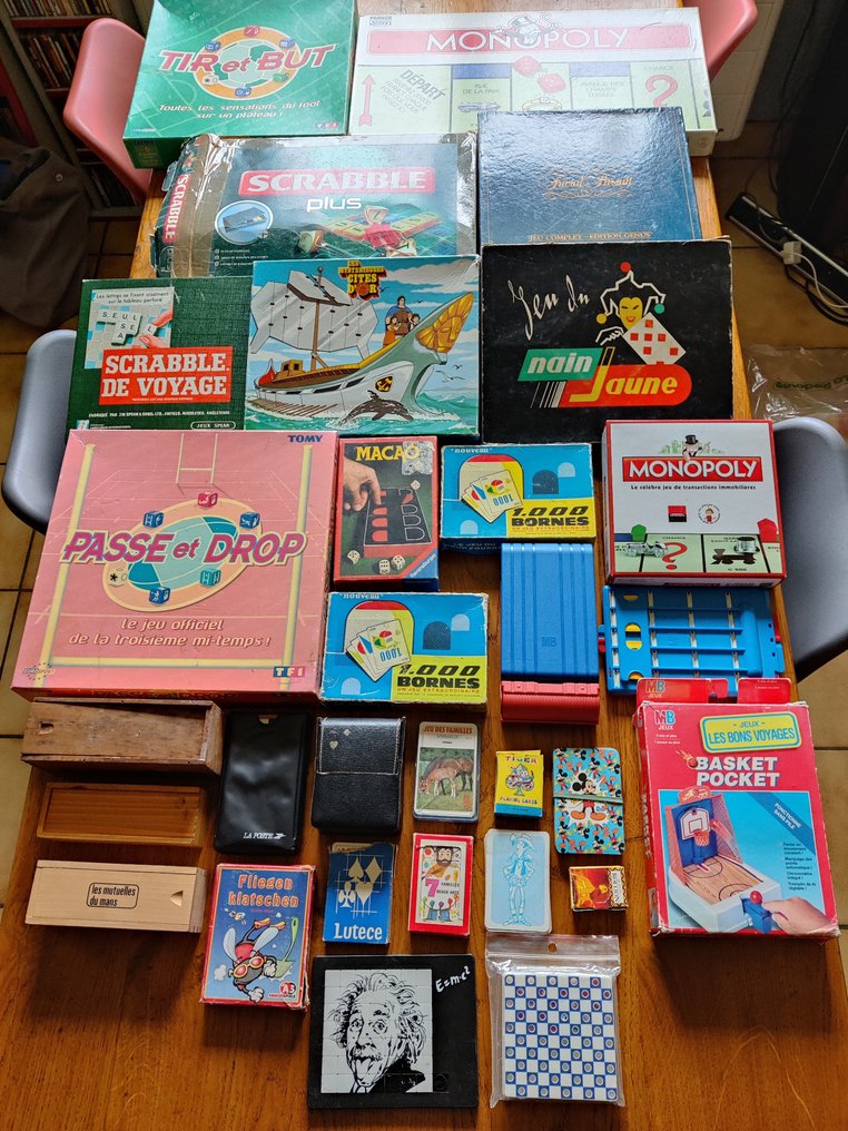 Jogo de tabuleiro - Lot de 30 anciens jeux de société en bon état et complets #1.0