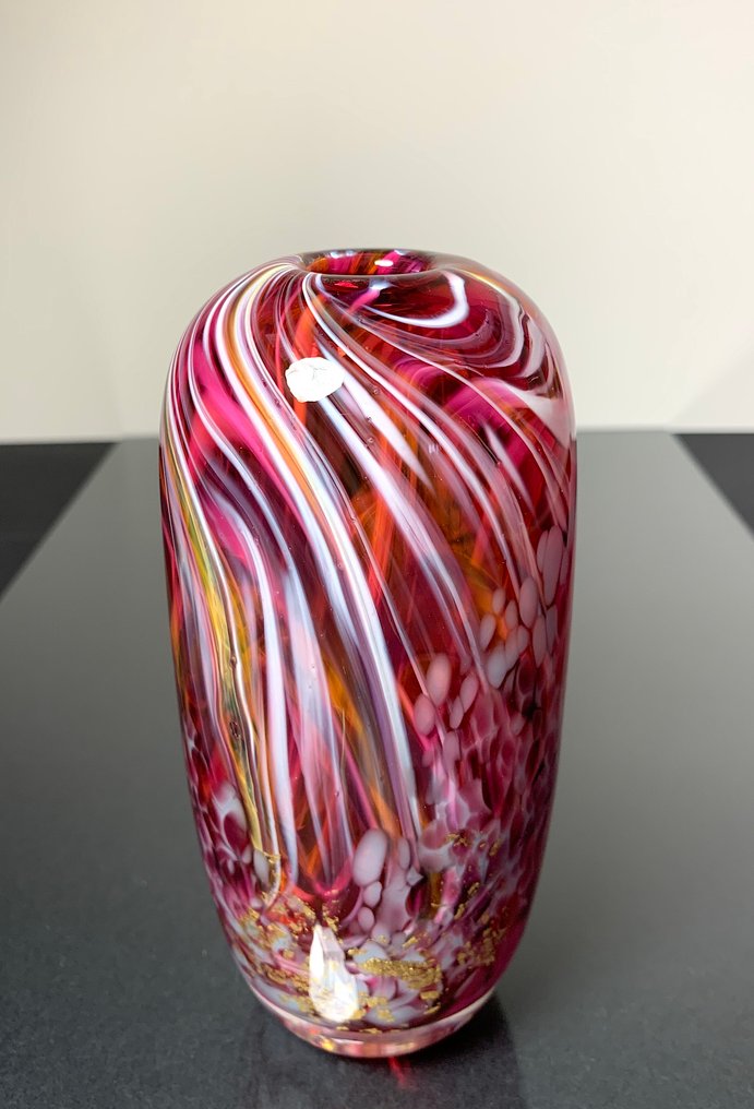 Maxence Parot - Jarrón - Jarrón de colores únicos y oro - Vidrio #3.2