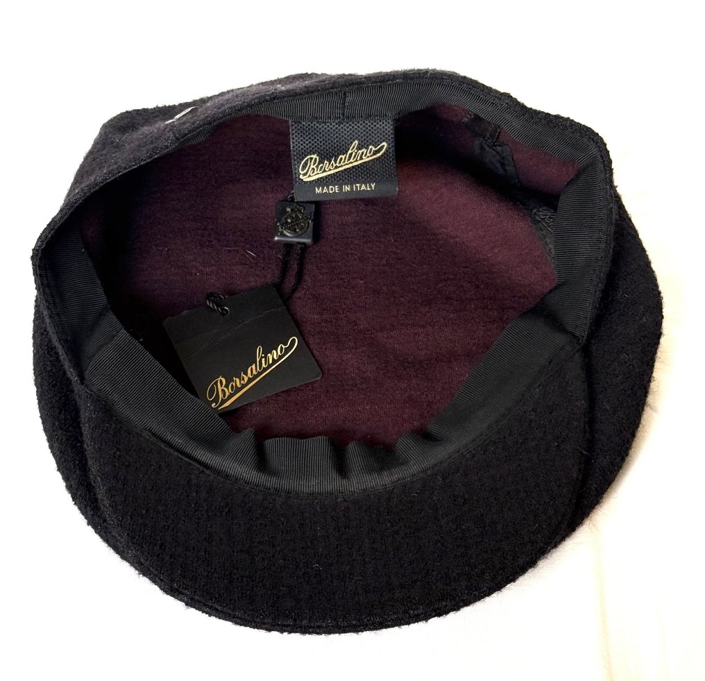 Borsalino - Beanie - Gyapjú, Kasmír, Selyem, Bőr #3.2