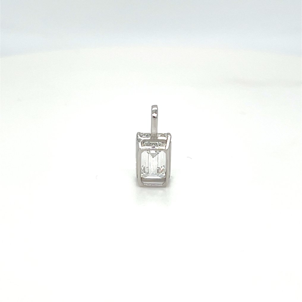Ohne mindestpreis - Anhänger - 14 kt Weißgold -  1.01ct. tw. Diamant (Laborgezüchtet (Lab Grown)) #4.3