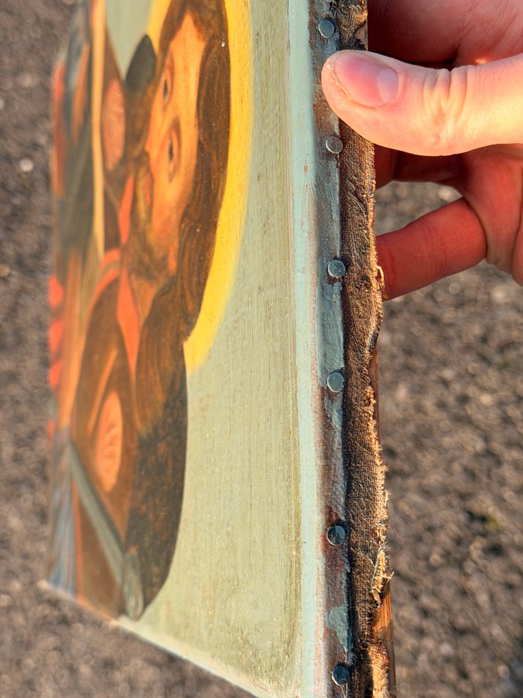 Apostolin muotokuva 'Pyhä Jaakko Suurempi' - Puu, Pellava - 1750-1800 - Pyhä Jaakob Suurempi #4.3