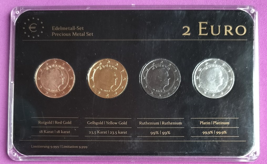 摩納哥. Euro 2005/2025 (11 items) Proof + BU (沒有保留價) #1.0