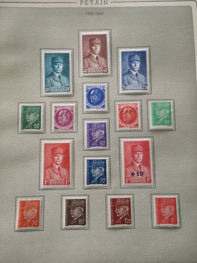 Γαλλία - Σετ ημι-μοντέρνων καινούριων γραμματοσήμων σε φύλλα, περίοδος 1940/1950 - εξαιρετικής κατάστασης. #2.1