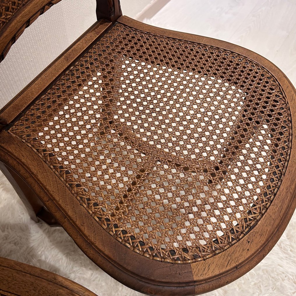 Καρέκλα (2) - Ξύλο - Louis XVI με καναπέ. #3.2