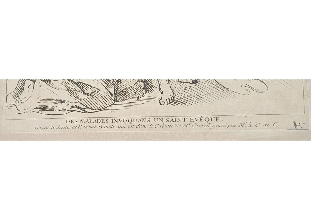 一些病人祈求一位圣主教。 - 老式 - 纸 - 1750-1800年 - 一些自称为病人的人 #3.2