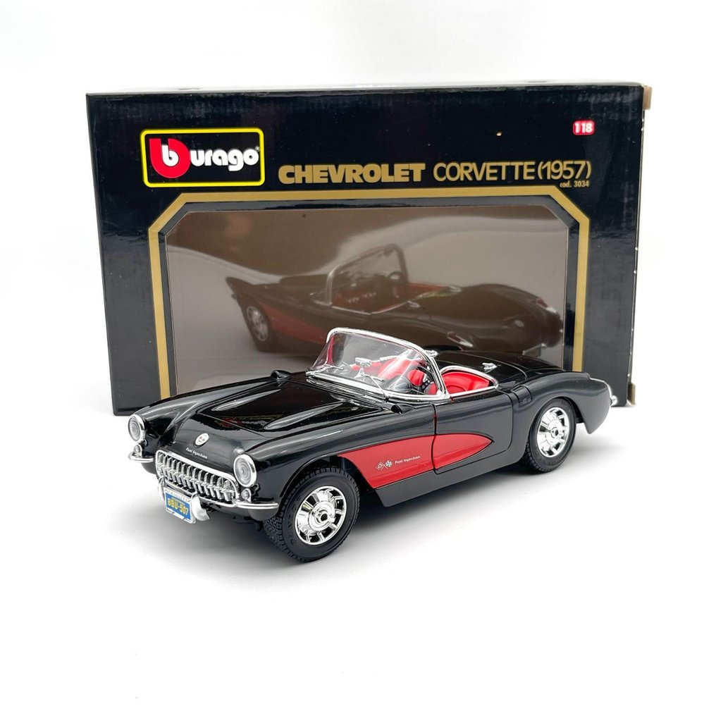 Bburago 1:18 - Modellauto - Chevrolet Corvette C1 - 1957 #1.0