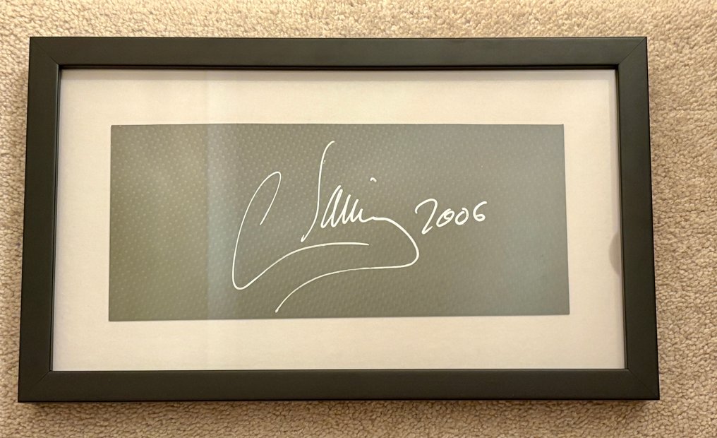 Motorsports - Carlos Sainz senior - 2006 - 碳板  #1.0