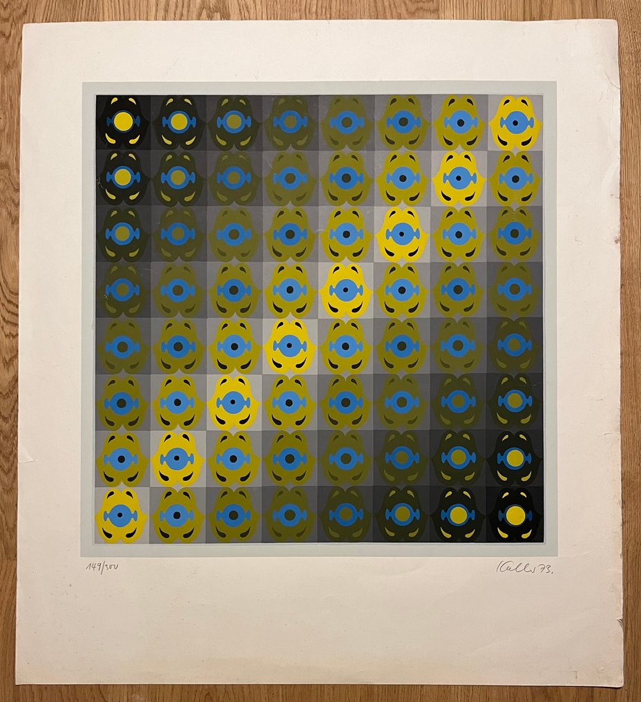 Udo Kaller (1943) - Augen #1.0