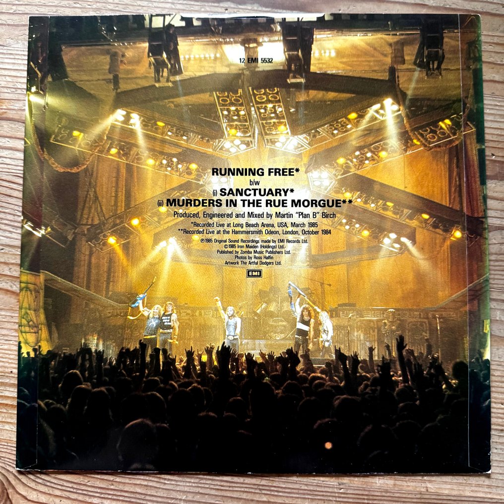 Iron Maiden - Running Free [UK first pressing] - 黑膠唱片 - 1985 #1.0