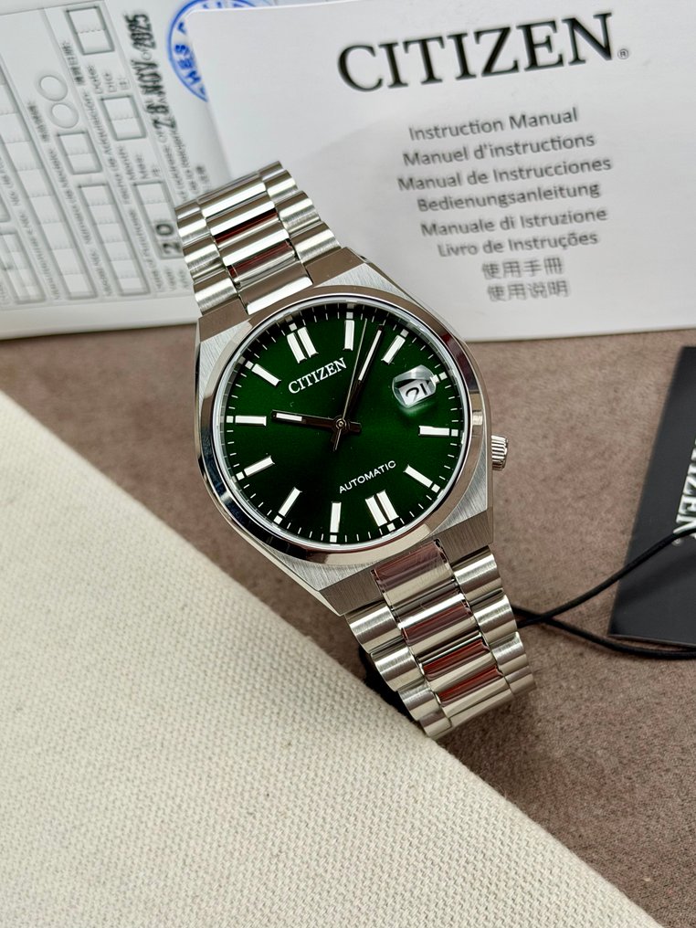 Citizen - Tsuyosa Automatic Green Date - 没有保留价 - NJ0200-50X - 男士 - 2020年及之后 #1.0