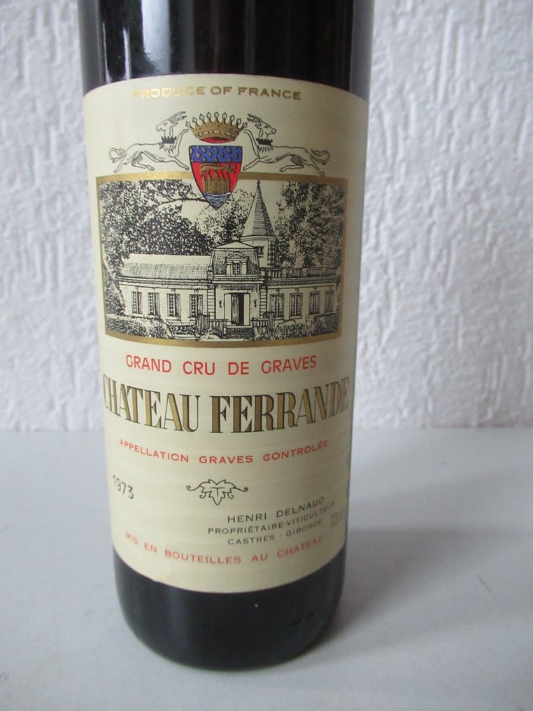 1973 Chateau Ferrande - Burdeos, Graves Grand Cru Classé - 3 Botellas (0,75 L) #2.1