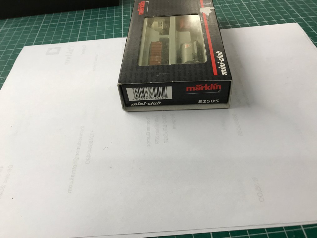 Märklin Z - 82505 - Tren a escala (1) - Conjunto completo de cuatro vagones de carga en caja original. La caja presenta leves signos de uso - NMBS #2.1