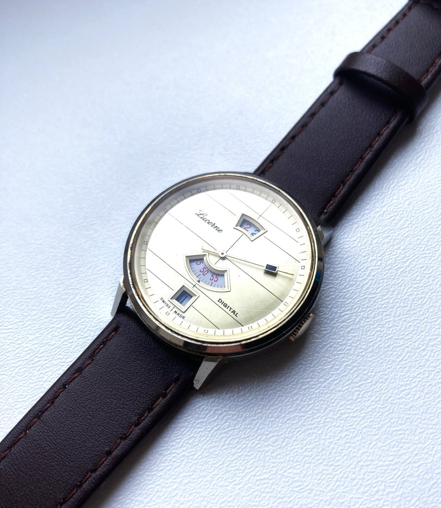 Lucerne - Digital - Jump Hour - No reserve price - 19267 (12105-9896) - Men - 1970-1979 #4.3