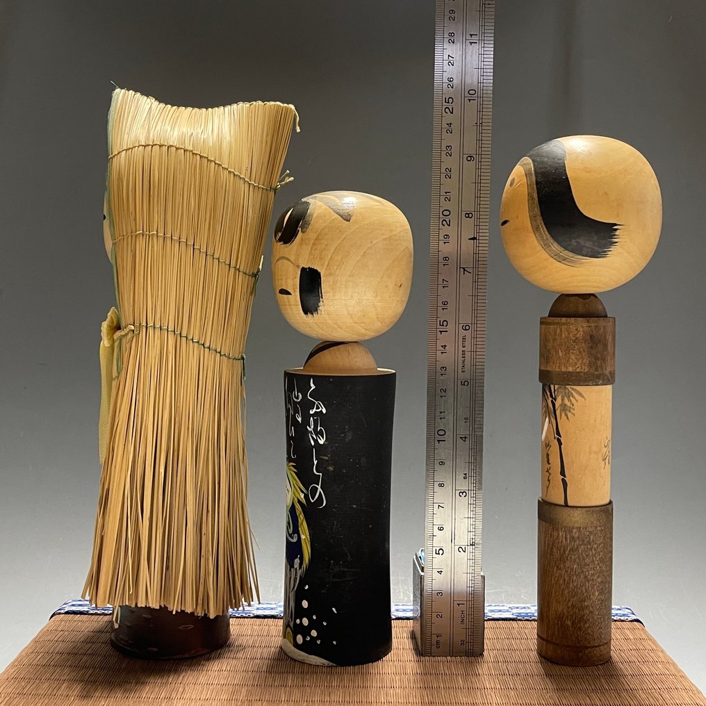 Szobrocska - Kokeshi Doll | Beautiful Tatami Mat (3) - Fa #3.2