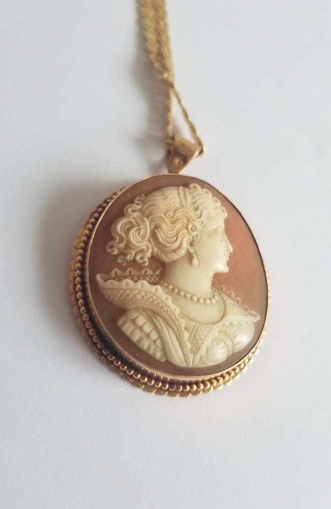 吊坠项链 - 18K包金 黄金 #2.1