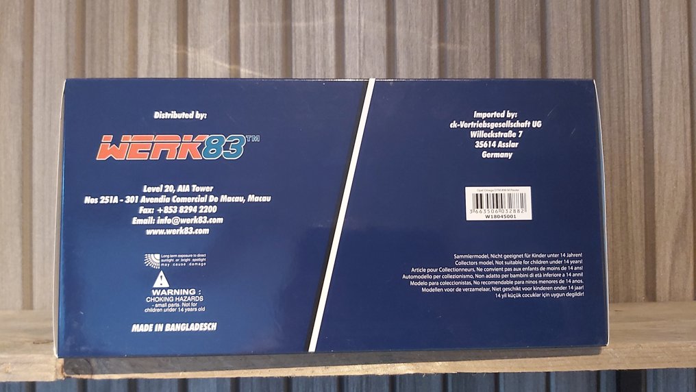 Werk83 1:18 - Modellino di auto - Opel Omega DTM #99 M.Reuter - Jägermeister #3.2