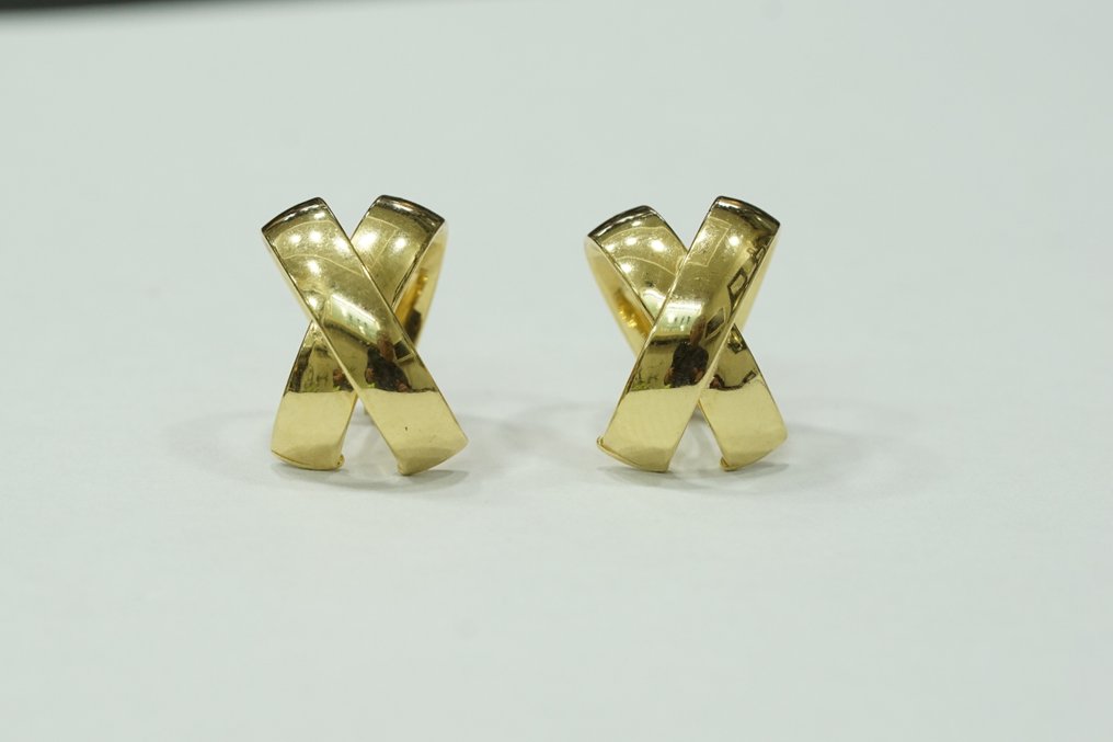 Ingen mindstepris - Øreringe - 8 karat Gulguld - Guld gule øreringe #1.0