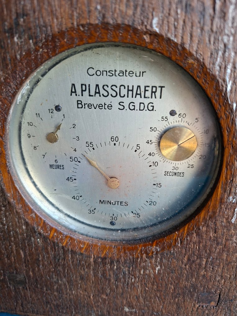 落地摆钟 - A.Plasschaerts Fràres Wachtebeke België - 老式 hout - koper - glas - 1930-1940 #1.0