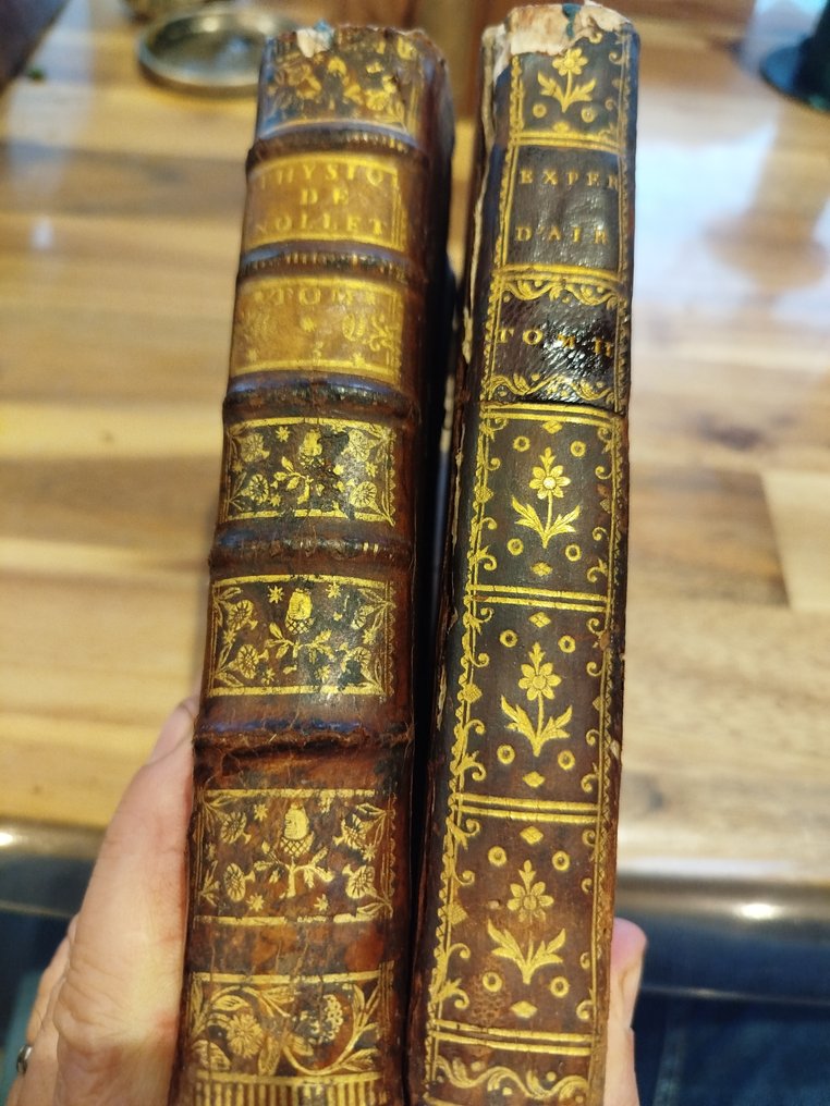 Abbé Nollet / Joseph Priestley / M. Gibelin - Leçons de Physique Expérimentale; Expériences et Observations sur Différentes Espèces d'Air - 1745-1777 #1.0