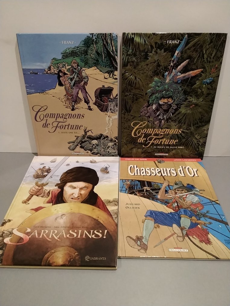 Compagnons de Fortune / Sarrasins / Chasseurs d’or - 4x C - 4 Album - Prima edizione - 1987/2013 #1.0