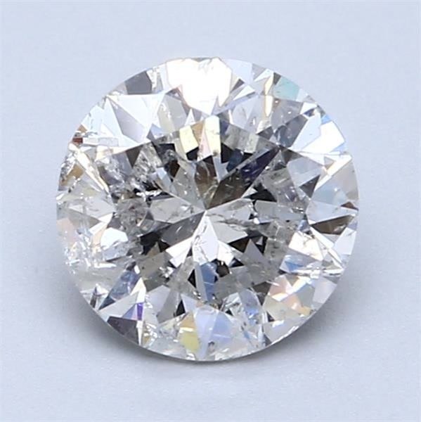1 pcs Diamond (Natural) - 1.71 ct - Round - G - I1 - International Gemological Institute (IGI) #1.0