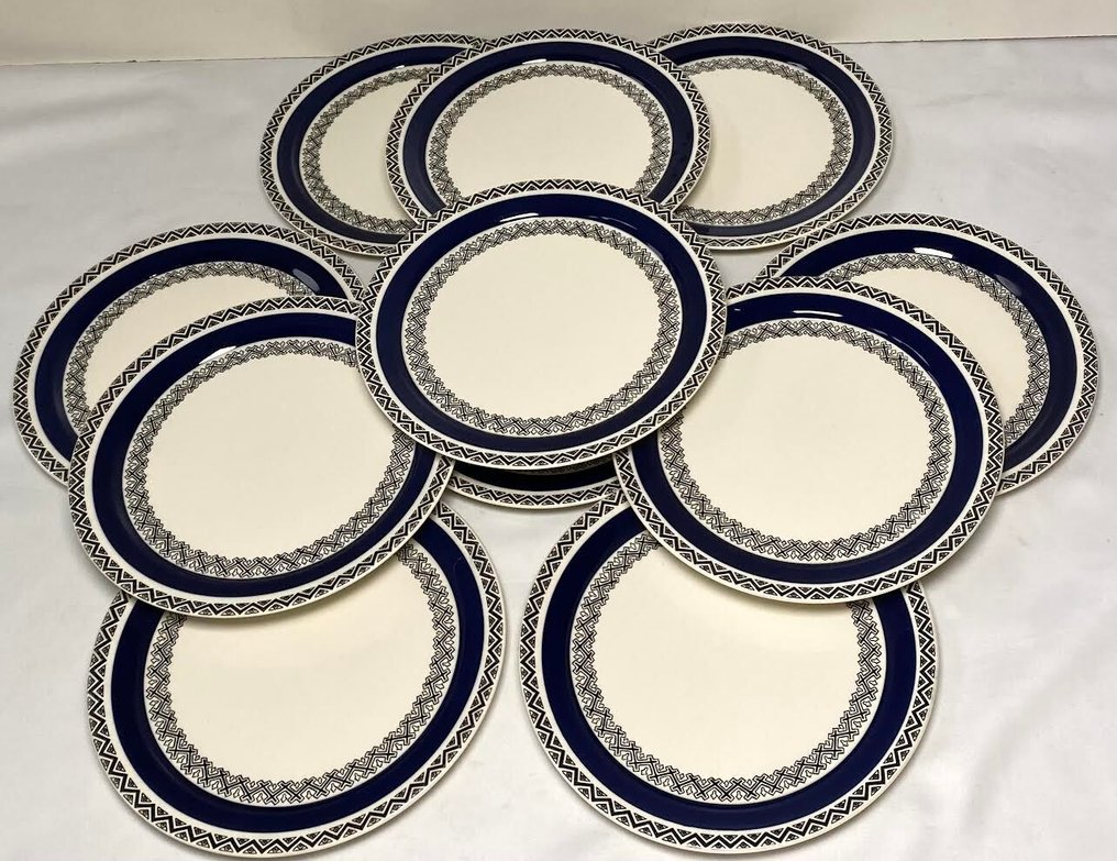 Villeroy & Boch - Plate (11) - Saphir - Porcelain #1.0