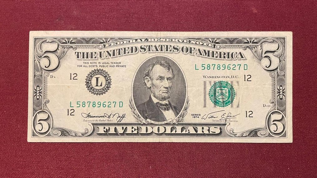 Stany Zjednoczone Ameryki. - 8 banknotes - various dates (Bez ceny minimalnej
) #1.0